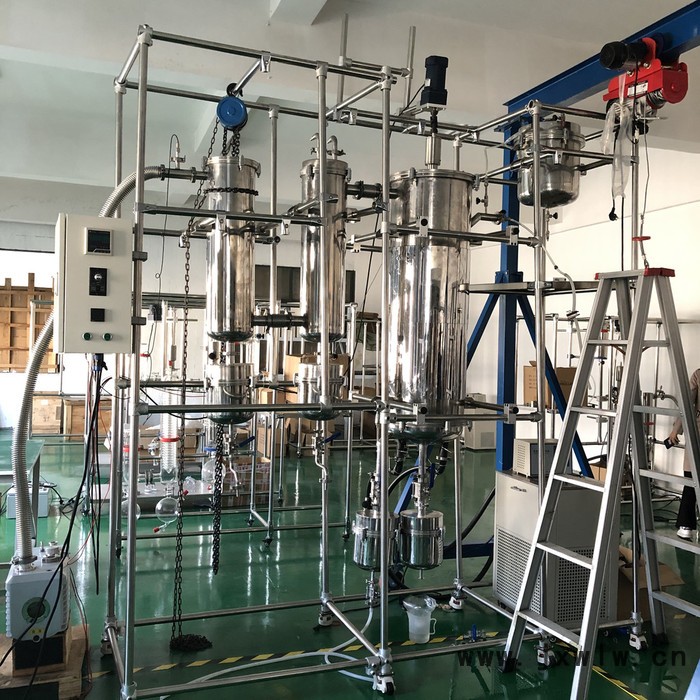 實驗型液液分離設備AYAN-F100-S真空不銹鋼分子蒸餾儀