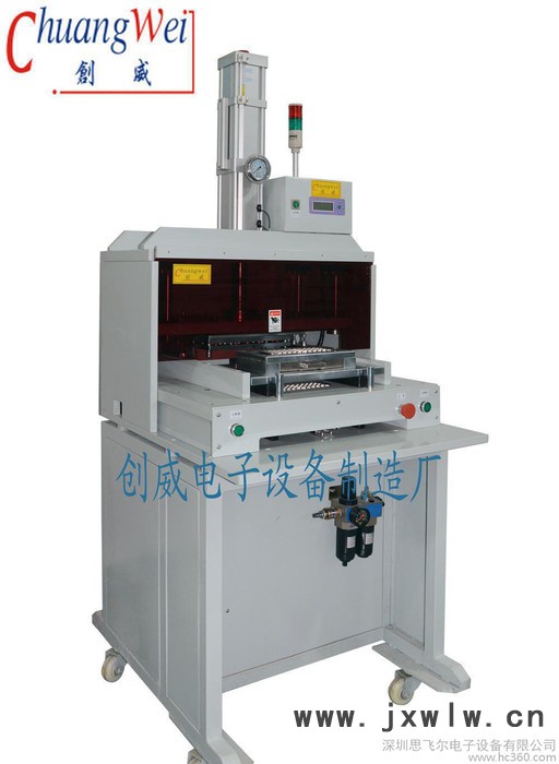 創(chuàng)威郵票口沖壓分離設(shè)備，F(xiàn)PC，pcb連接點沖切，沖裁分板機