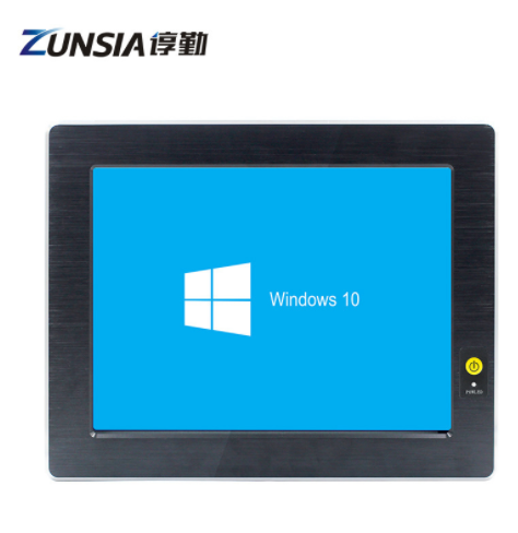諄勤J1900 I7-5500U 10.4寸嵌入式觸摸一體機(jī)超薄工業(yè)平板電腦